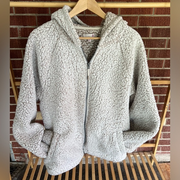 So Sherpa zip-up hoodie - Picture 8 of 8